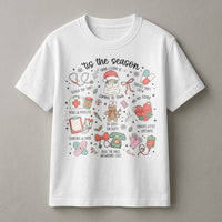 Healthcare Holiday Graphic Tee, Humorous Nurse Christmas Shirt, RN LPN Medical Staff Xmas Shirt, Nursing Student Christmas T-Shirt
