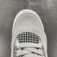 Sneakers, Silver Colorway, Leather Footwear, Metallic Finish, Lace Up Design, Casual Gift for Sneaker Fans