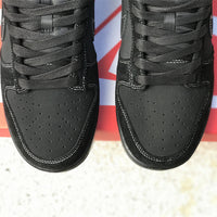 Low Top Sneakers, Black Colorway, Lace Up Design, Casual Gift for Sneaker Fans