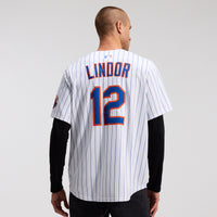 New York Mets Francisco Lindor White Home Limited Jersey
