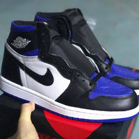 Sneakers, Black Blue White Colorway, Lace Up Design, Casual Gift for Sneaker Fans