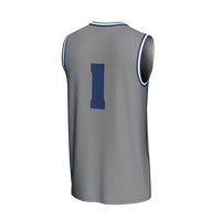 #1 Nevada Wolf Pack Lightweight Basketball Fashion Jersey - Gray