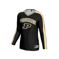 Purdue Boilermakers #1 Lightweight Volleyball Fashion Jersey - Black