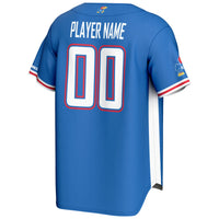 Kansas Jayhawks NIL Pick-A-Player Lightweight Baseball Jersey - Royal