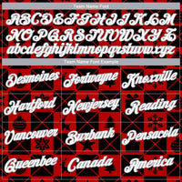 Personalized Holiday Plaid Athletic Shirt, Custom Buffalo Check Christmas Performance T-Shirt, Name and Number Sport Tee, Xmas Gym Shirt