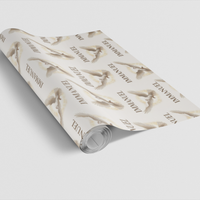 Christian Dove Halo Gift Wrap Paper, Immanuel Religious Wrapping Paper, Christmas Baptism Wrapping Paper Roll, Holiday Gift Wrap