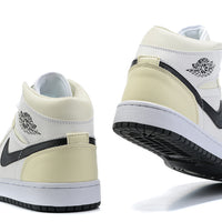 Sneakers, Cream Black Colorway, Lace Up Design, Casual Gift for Sneaker Fans
