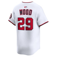 Washington Nationals James Wood White Home Limited Jersey