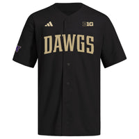 Washington Huskies Replica Baseball Jersey - Black