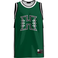 Hawaii Rainbow Warriors Lightweight Basketball Jersey - Green
