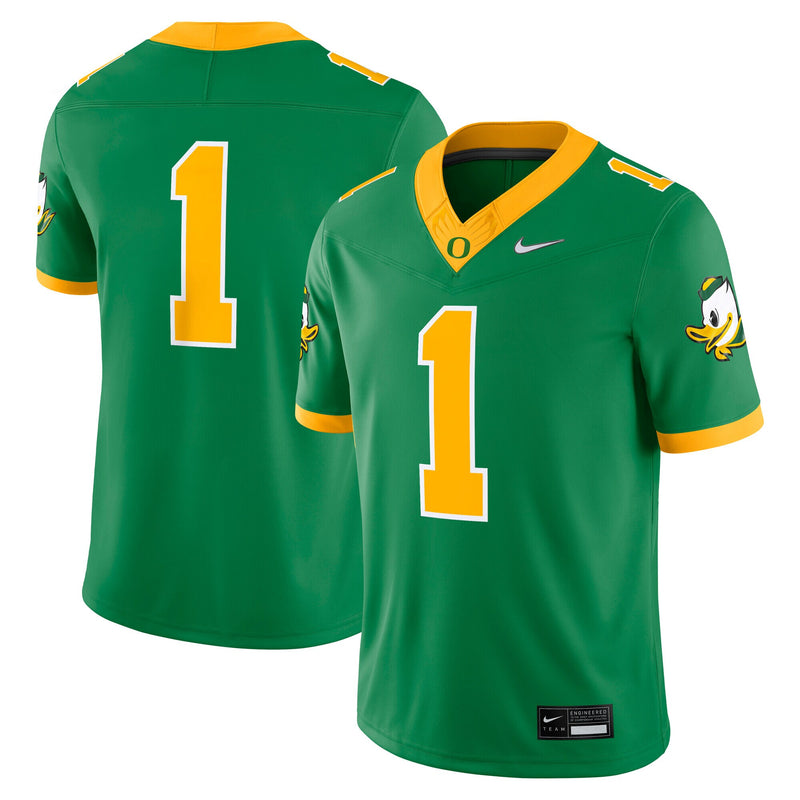 #1 Oregon Ducks Alternate Game Jersey - Green