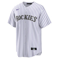 Colorado Rockies Mickey Moniak White Home Replica Jersey