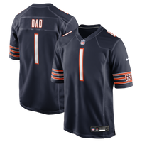 Chicago Bears Number 1 Dad Navy Game Jersey