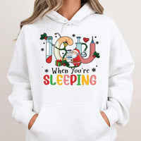 Intensive Care Unit Holiday Hoodie, ICU Nurse Christmas Hoodie, Humorous Medical Nursing Xmas Hoodie, Hospital Staff Graphic Sweatshirt