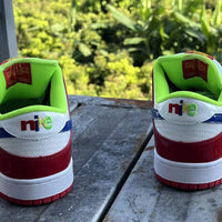 Low Top Sneakers, Multicolor Colorway, Lace Up Design, Casual Gift for Sneaker Fans
