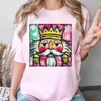 Watercolor Nutcracker Holiday Shirt, Preppy Nutcracker Christmas T-Shirt, Festive Winter Graphic Tee, Adorable Christmas Tee, Present for Her