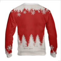 Festive Snowman Snowflake Fleece Pullover, Grandma Ugly Christmas Sweater, Adorable Holiday Mimi Nana Crewneck, Grandma Xmas Present