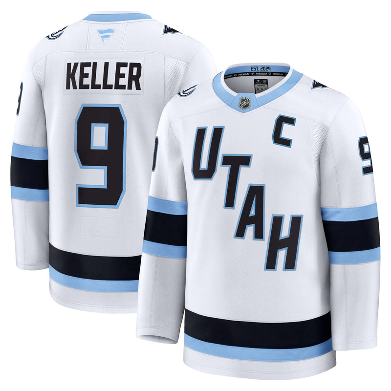 Utah Mammoth Clayton Keller White Away Premium Player Jersey