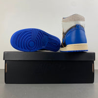 High Top Sneakers, Blue White Black Purple Colorway, Lace Up Design, Casual Gift for Sneaker Fans