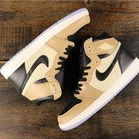 Sneakers, Beige Black Colorway, Lace Up Design, Casual Gift for Sneaker Fans