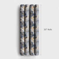 Scenic Village Christmas Gift Wrap, Snowy Winter Church Wrapping Paper, Traditional Holiday Wrapping Paper, Winter Gift Wrap Paper Roll