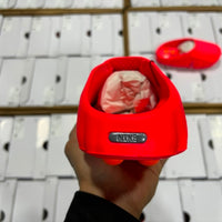Slides, Red Colorway, Slip On Design, Casual Gift for Shoe Lovers