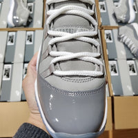 Sneakers, Gray Colorway, Casual Gift for Sneaker Fans