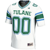 Tulane Green Wave NIL Pick-A-Player Football Jersey - White