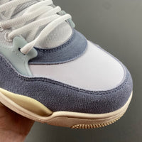 Low Top Sneakers, White Pink Gray Colorway, Lace Up Design, Casual Gift for Sneaker Fans