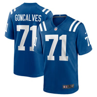 Indianapolis Colts Matt Goncalves Royal Game Jersey
