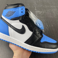 High Top Sneakers, Blue Black Colorway, Lace Up Design, Casual Gift for Sneaker Fans