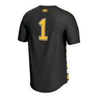 Iowa Hawkeyes Lightweight Collegiate Soccer Fashion Jersey - Black