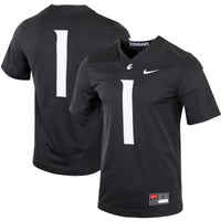 #1 Charcoal Washington State Cougars Untouchable Football Jersey