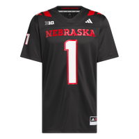 #1 Nebraska Huskers Our Red Burns Brighter Premier Strategy Jersey - Black