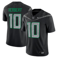 Justin Herbert Oregon Ducks Alumni Game Jersey - Black