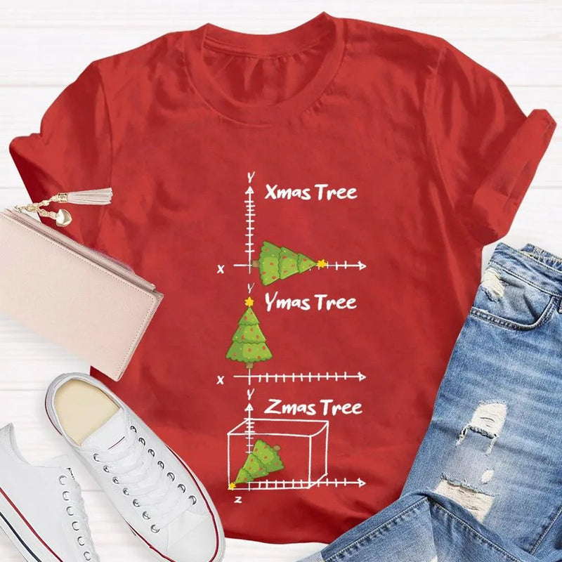 Humorous Holiday Mathematician Shirt, Christmas Math Teacher T-Shirt, Adorable Festive Math Graphic Tee, Winter STEM Teacher Appreciation Present