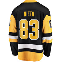Pittsburgh Penguins Matt Nieto Black Home Breakaway Jersey