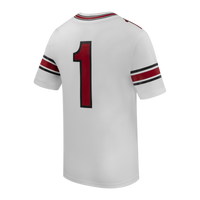 #1 South Carolina Gamecocks Road Replica Football Jersey - White