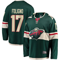 Minnesota Wild Marcus Foligno Green Breakaway Jersey