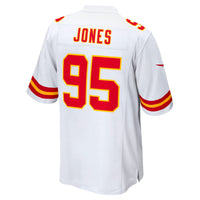 Kansas City Chiefs Chris Jones White Game Jersey