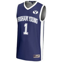 #1 BYU Cougars Lightweight Basketball Jersey - Navy