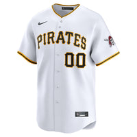 Pittsburgh Pirates White Home Limited Custom Jersey