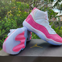 Sneakers, Pink White Colorway, Valentine Design, Lace Up Design, Casual Gift for Sneaker Fans