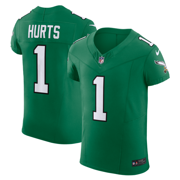 Philadelphia Eagles Jalen Hurts Kelly Green Alternate Elite Jersey