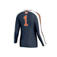 #1 Auburn Tigers Lightweight Volleyball Fashion Jersey - Navy