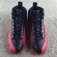 Sneakers, Black Red Colorway, Lace Up Design, Casual Gift for Sneaker Fans