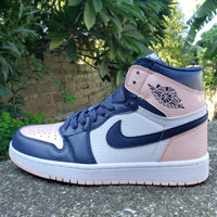 Sneakers, Navy White Colorway, Lace Up Design, Casual Gift for Sneaker Fans