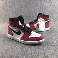 Sneakers, Red White Colorway, Lace Up Design, Casual Gift for Sneaker Fans
