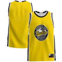 Michigan Tech Huskies Lightweight Basketball Jersey - Gold