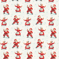 Humorous Santa Gift Wrap Paper, Tai Chi Santa Christmas Wrapping Paper, Martial Arts Holiday Wrapping Paper, Xmas Wrap, Festive Present Wrap